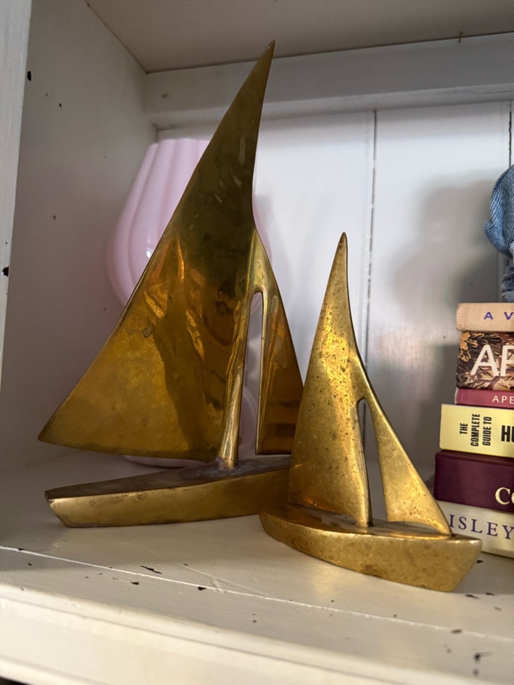 Brass Sailboat Decor